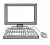 Illustration eines Computers.